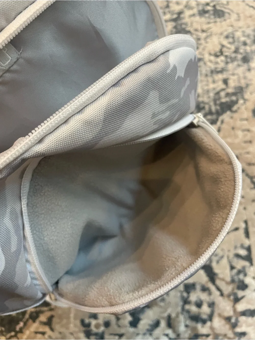 Under Armour Hustle 6.0 Light Gray Camouflage Backpack